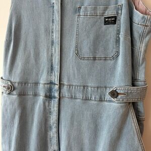 NWOT Denim sleeveless Coveralls / Jumpsuit